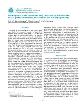 Wickramasinghe Studie